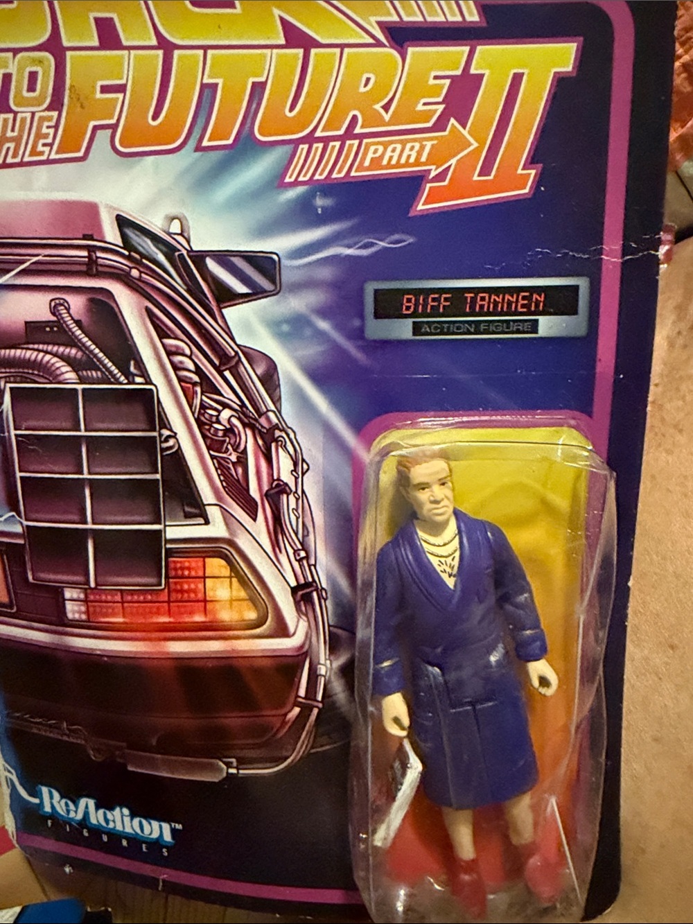 Universal Purple and Pink Back to the Future Part II Biff Tannen Action Figure